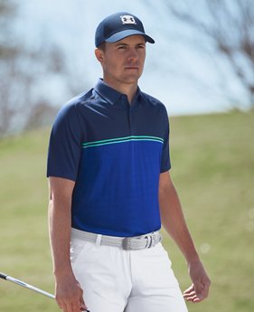 Men's UA Microthread Calibrate Polo 1 Color Available $90