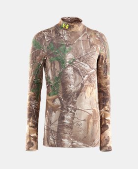 Boys’ ColdGear® Evo Camo Mock 1 Color $22.49