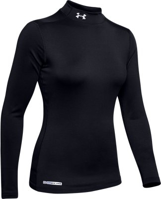 under armour coldgear mock neck top