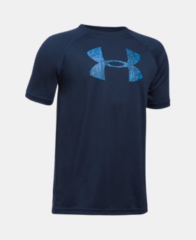 Best Seller Boys' UA Tech Big Logo T-Shirt 6 Colors $14.99