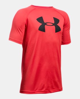 Best Seller Boys' UA Tech Big Logo T-Shirt 7 Colors $17.24 to $17.99