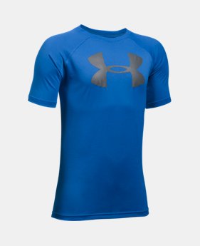 Best Seller Boys' UA Tech Big Logo T-Shirt 2 Colors $14.99