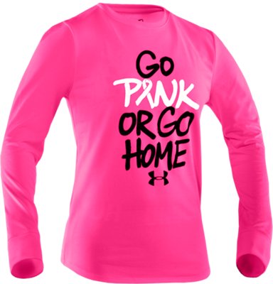 pink under armour shirt