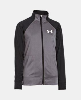 Boys’ UA Brawler Knit Warm-Up Jacket 2.0 1 Color $37.99