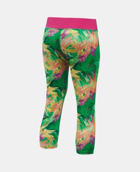Girls’ HeatGear® Armour Printed Capri 1 Color $29.99