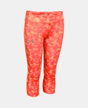 Girls’ HeatGear® Armour Printed Capri EXTRA 25% OFF ALREADY INCLUDED $20.24