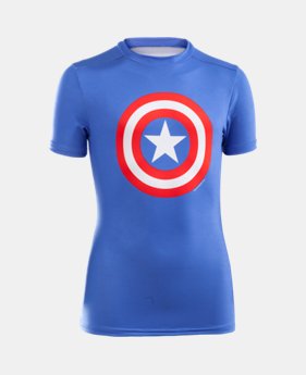 Boys’ UA Super Hero Fitted Shirt 3 Colors $39.99