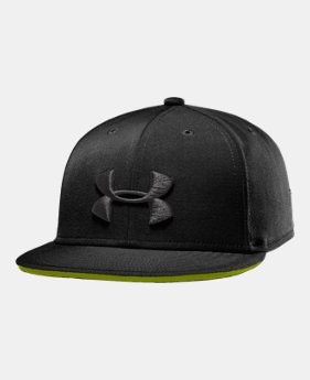 Boys' UA Huddle Snapback Flat Brim Cap 1 Color $19.99