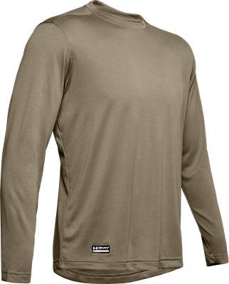 brown under armour long sleeve shirt