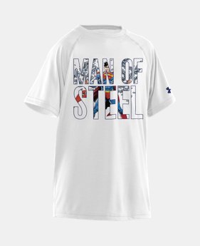 Boys’ Under Armour® Alter Ego Man Of Steel T-Shirt 0 Colors Available $0