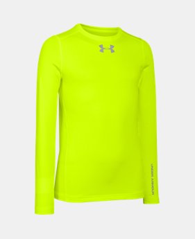 Boys’ UA ColdGear® Armour Fitted Crew 1 Color $23.99