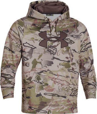 under armour youth camo big logo hoodie