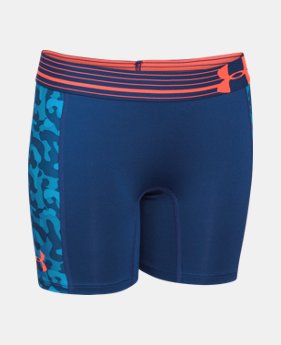 Girls’ UA HeatGear® Armour 5” Printed Short EXTRA 25% OFF ALREADY INCLUDED 2 Colors $11.24