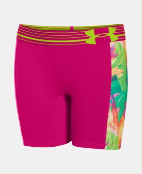 Girls’ UA HeatGear® Armour 5” Printed Short EXTRA 25% OFF ALREADY INCLUDED 1 Color $11.24