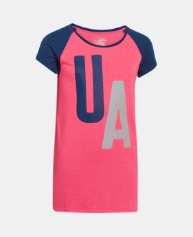 Girls’ UA Big Logo Branded Raglan EXTRA 25% OFF ALREADY INCLUDED 1 Color $14.24