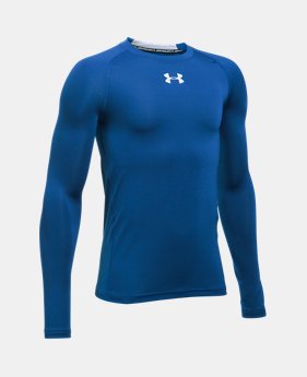 Boys' UA HeatGear® Armour Long Sleeve Fitted Shirt 1 Color $13.49 to $14.24