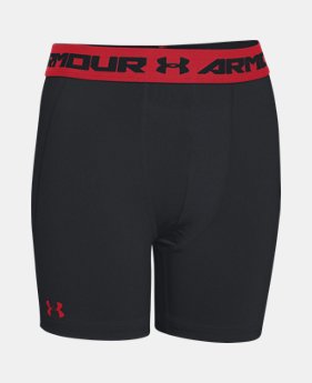 Boys’ UA HeatGear® Armour Fitted Shorts – Mid 1 Color $15.74