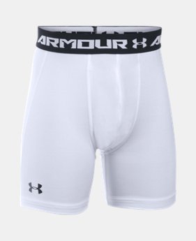 Boys' UA HeatGear® Armour Fitted Shorts — Mid 1 Color $13.49