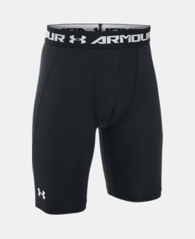 Boys' UA HeatGear® Armour Fitted Shorts — Long 1 Color $14.24