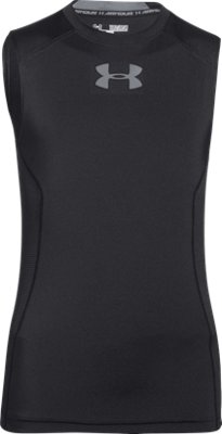 under armour fitted sleeveless shirt