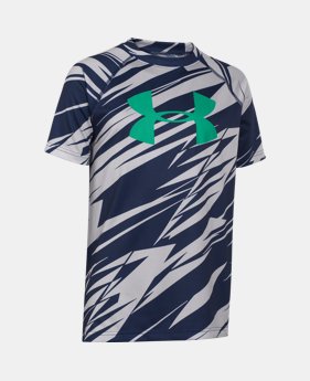 Best Seller Boys' UA Tech™ Big Logo Printed T-Shirt 4 Colors $18.99 to $24.99