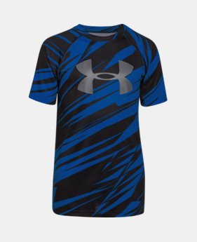 Best Seller Boys' UA Tech™ Big Logo Printed T-Shirt 3 Colors $18.99 to $24.99