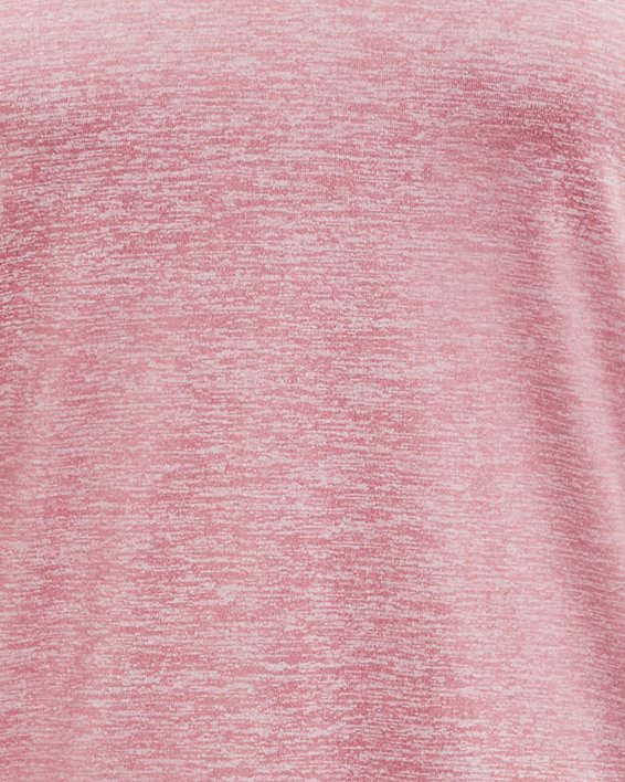 Women's UA Tech™ Twist V-Neck Short Sleeve, Pink, pdpMainDesktop image number 4