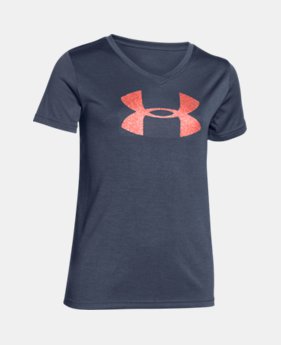 Girls' UA Tech™ Big Logo V-Neck EXTRA 25% OFF ALREADY INCLUDED 2 Colors $14.24