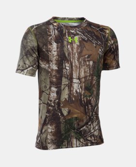 Boys' UA Scent Control Techâ„¢ Short Sleeve 1 Color $14.99