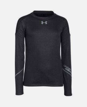 Boys’ UA ColdGear® Infrared Grid Hybrid Mock 1 Color $35.99