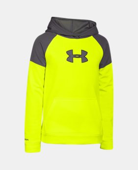 Boys’ UA Storm Armour® Fleece Woven Hoodie EXTRA 25% OFF ALREADY INCLUDED $28.49