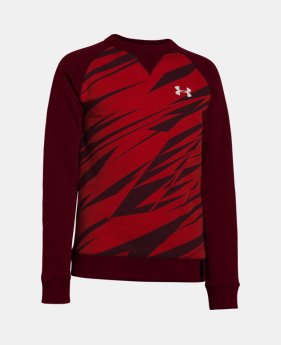 New to Outlet Boys’ UA Rival Fleece Crew 1 Color $23.99