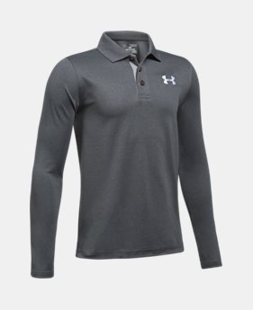 Boys' UA Match Play Long Sleeve Polo 1 Color $22.49