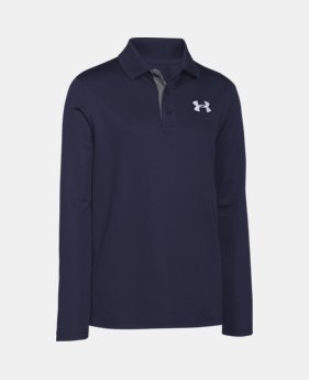 Boys’ UA Match Play Long Sleeve Polo 4 Colors $26.99 to $44.99