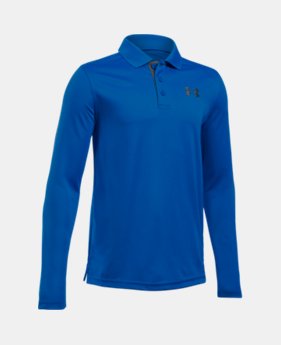 Boys' UA Match Play Long Sleeve Polo 1 Color $16.49 to $23.99