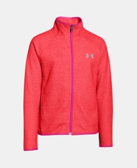 Girls' UA ColdGear® Infrared Fleece Full Zip 1 Color $53.99
