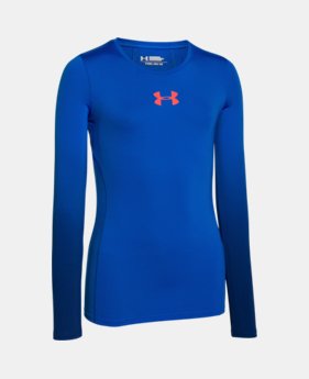 Girls' UA HeatGear® Armour Long Sleeve EXTRA 25% OFF ALREADY INCLUDED 1 Color $17.24 to $20.99