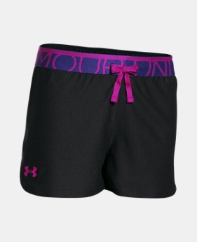 Girls' UA Play Up Shorts LIMITED TIME: FREE SHIPPING $24.99