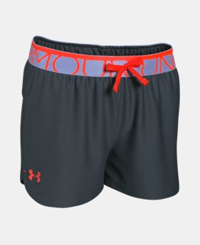 Girls' UA Play Up Shorts LIMITED TIME: FREE SHIPPING $24.99