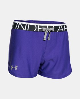 Girls' UA Play Up Shorts 2 Colors $18.99