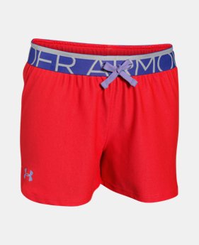 Best Seller Girls' UA Play Up Shorts - 3 for $35 1 Color $19.99