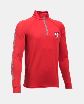 Boys’ Washington Nationals UA Tech™ ¼ Zip EXTRA 25% OFF ALREADY INCLUDED $25.49