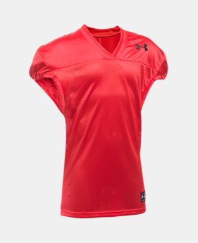 Boys' UA Football Jersey 1 Color Available $19.99