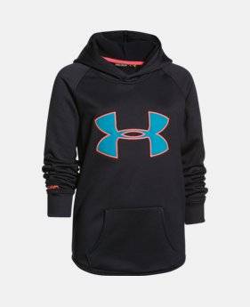 Girls' UA Storm Rival Hoodie EXTRA 25% OFF ALREADY INCLUDED 4 Colors $25.49