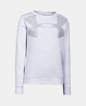 Girls' UA Rival Graphic Crew LIMITED TIME: FREE SHIPPING $22.49