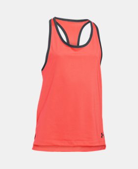 Girls' UA Luna Tank 1 Color $15.74
