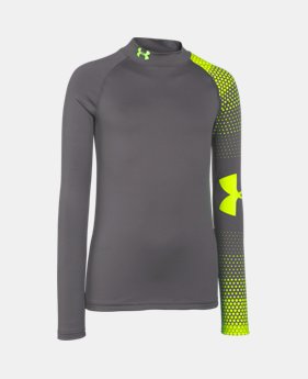 Boys’ UA ColdGear® Armour Big Logo Fitted Mock 1 Color $26.99 to $33.99