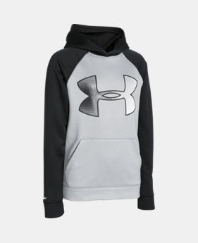 Boys' UA Storm Armour® Fleece Jumbo Logo Hoodie 1 Color $59.99