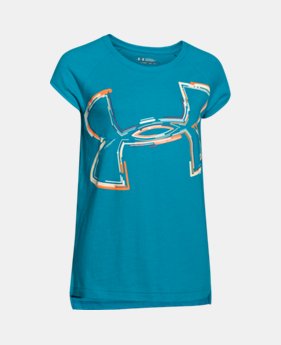 Girls' UA Charged Cotton Tri-Blend Impulse Logo T-Shirt EXTRA 25% OFF ALREADY INCLUDED 1 Color $14.24