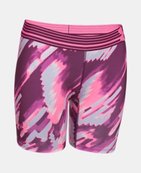 Girls’ UA HeatGear® Armour 5” Printed Short EXTRA 25% OFF ALREADY INCLUDED 1 Color $11.24
